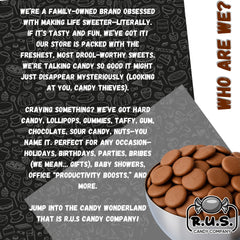 R.U.S. Candy wafers used for dipping fresh strawberries with glossy coating.