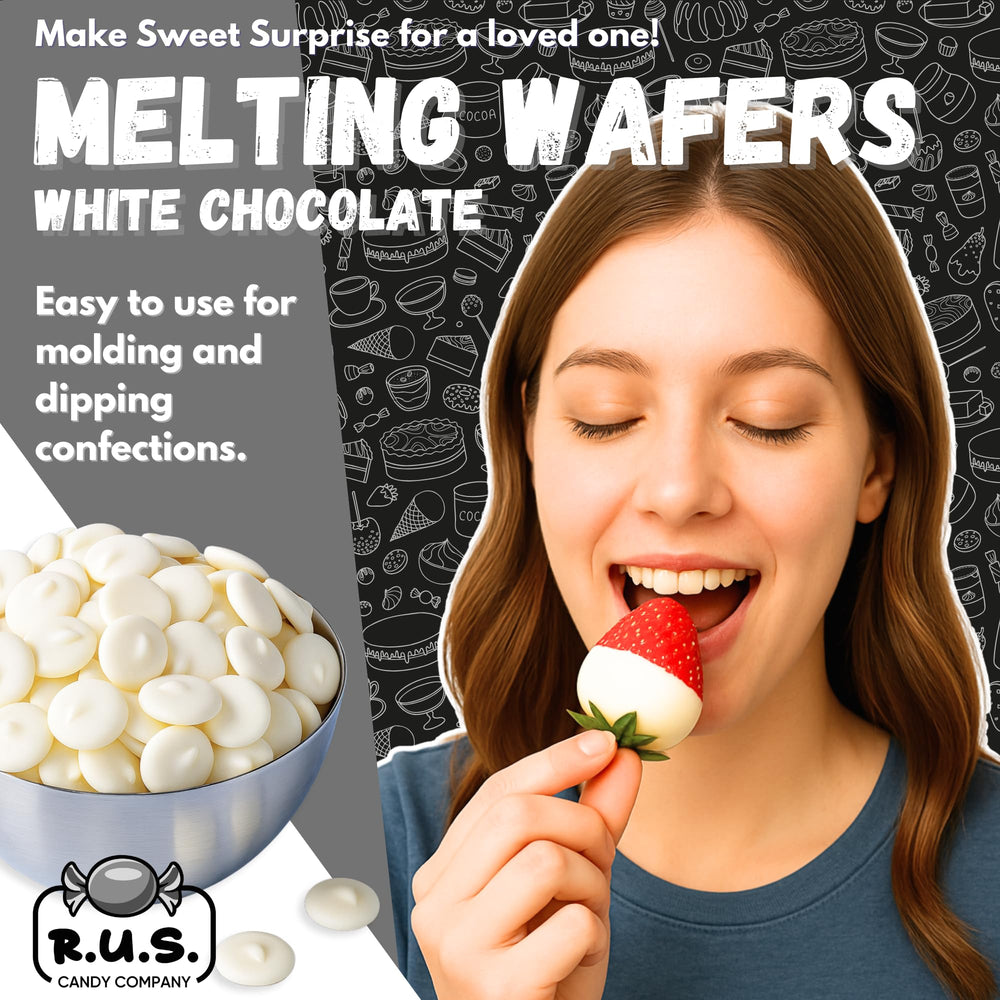 RUS Candy white melting wafers used to decorate cake pops