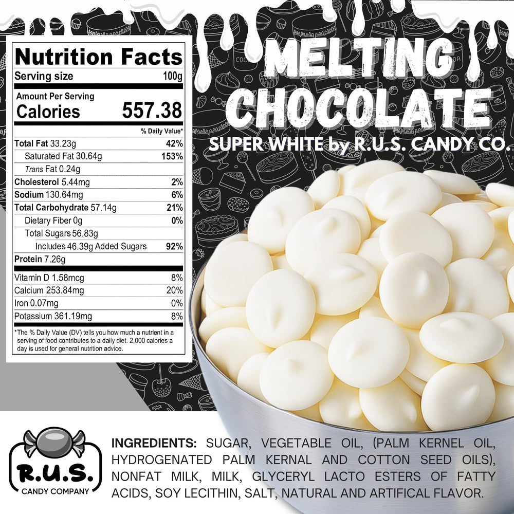 RUS Candy wafers melting in microwave for quick melt
