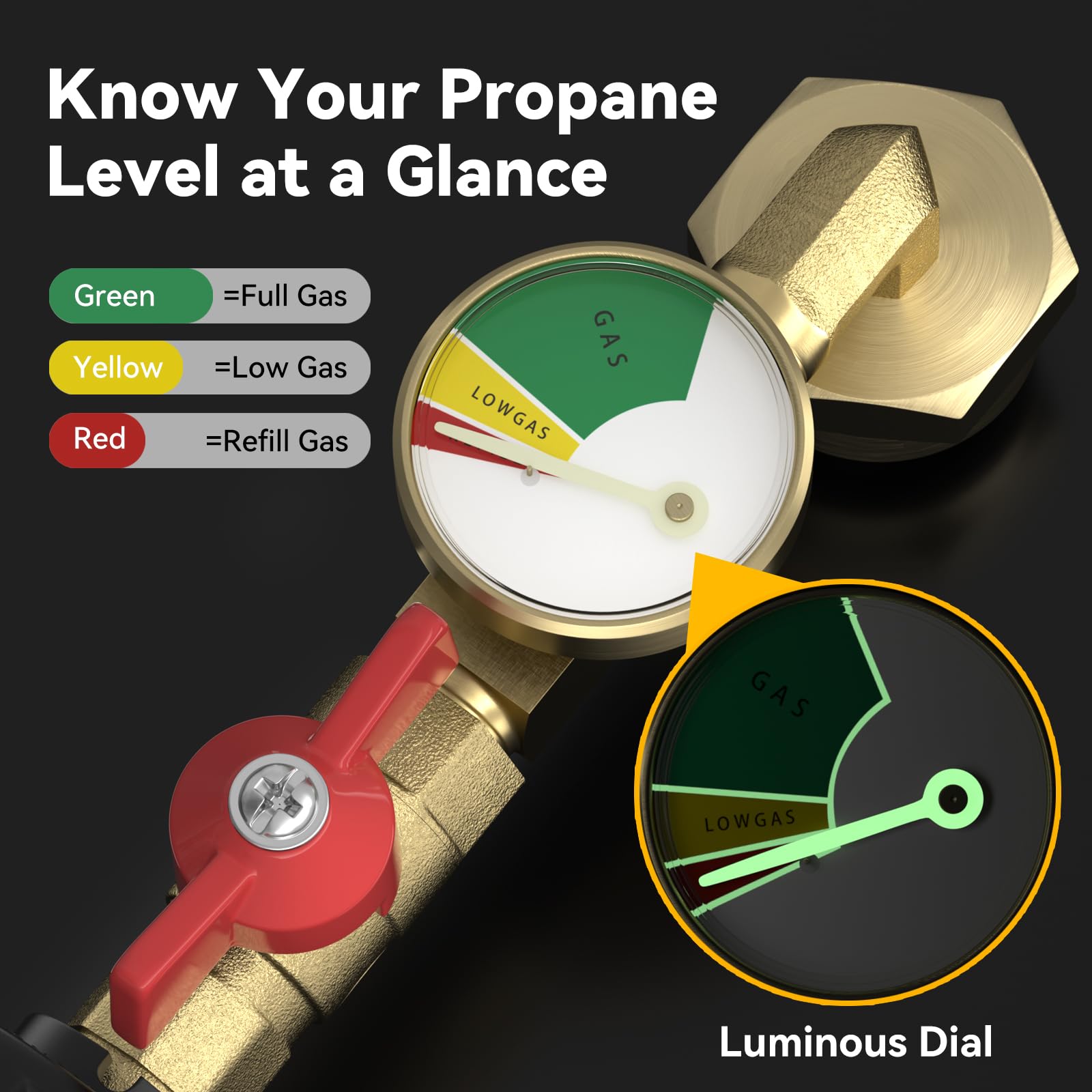 Rushare solid brass construction for durable, leak-resistant performance