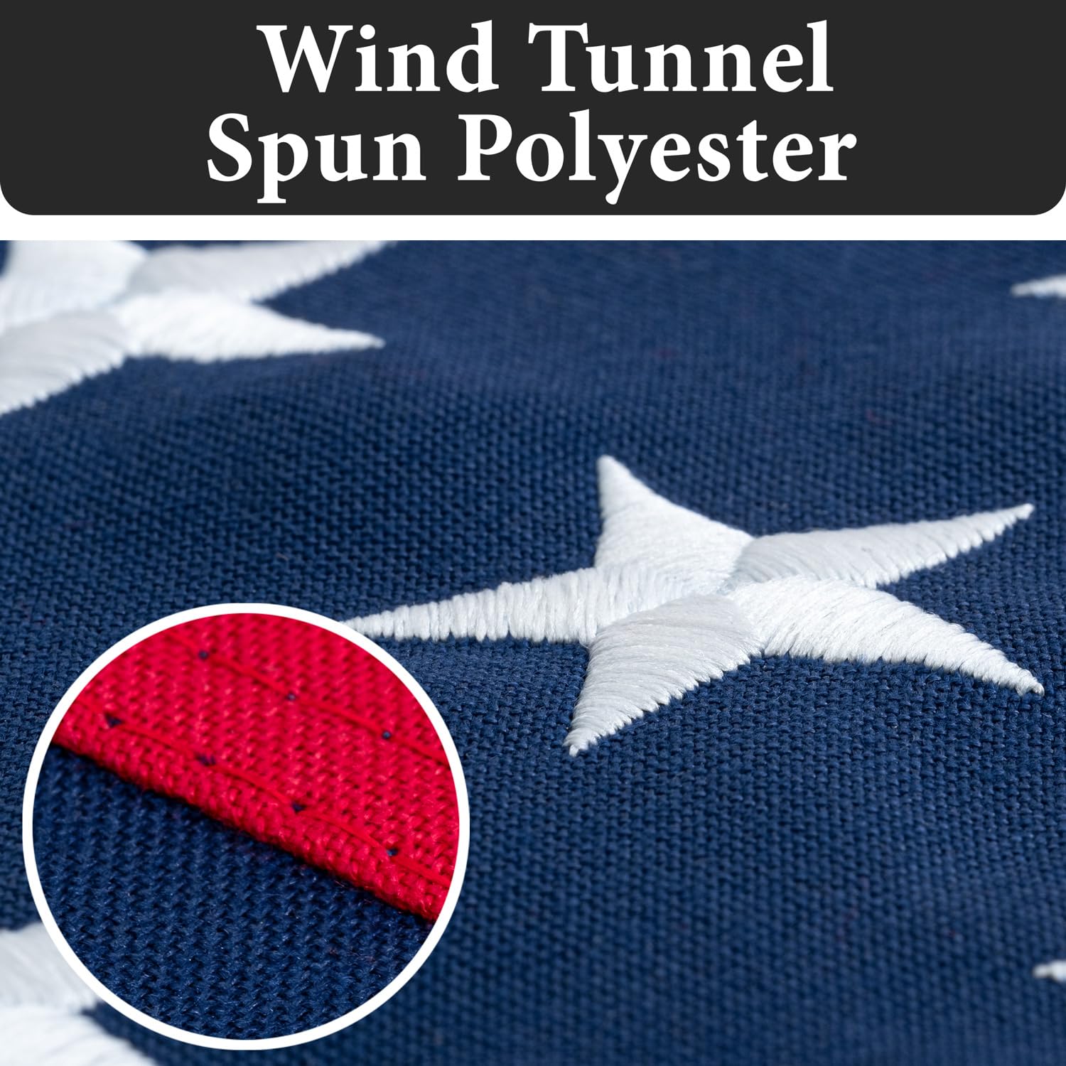 Rushmore Rose USA wind and rain-ready flag designed for extreme outdoor conditions
