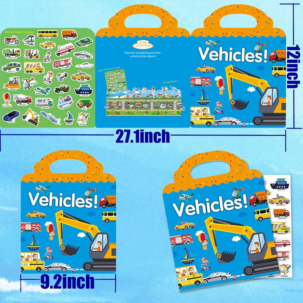 RUSON waterproof PVC stickers safe for children and reusable across scenes.