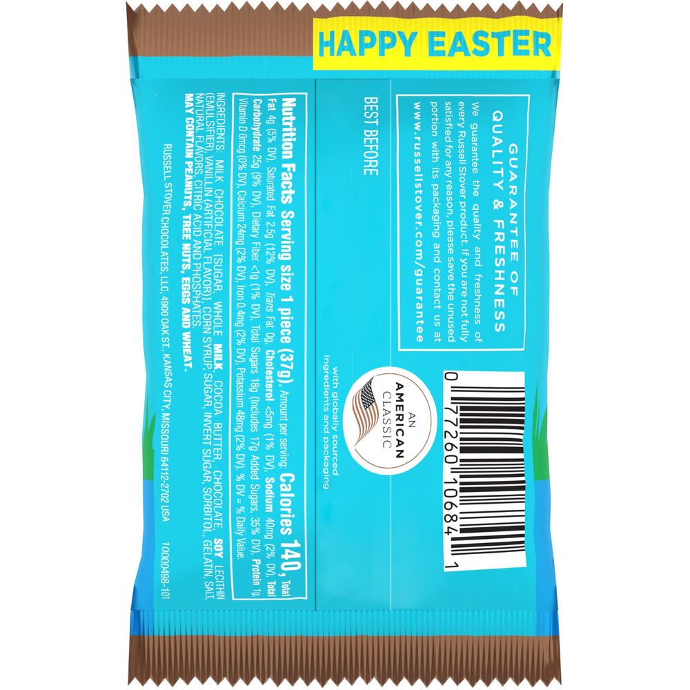 RUSSELL STOVER classic packaging close-up highlighting heritage