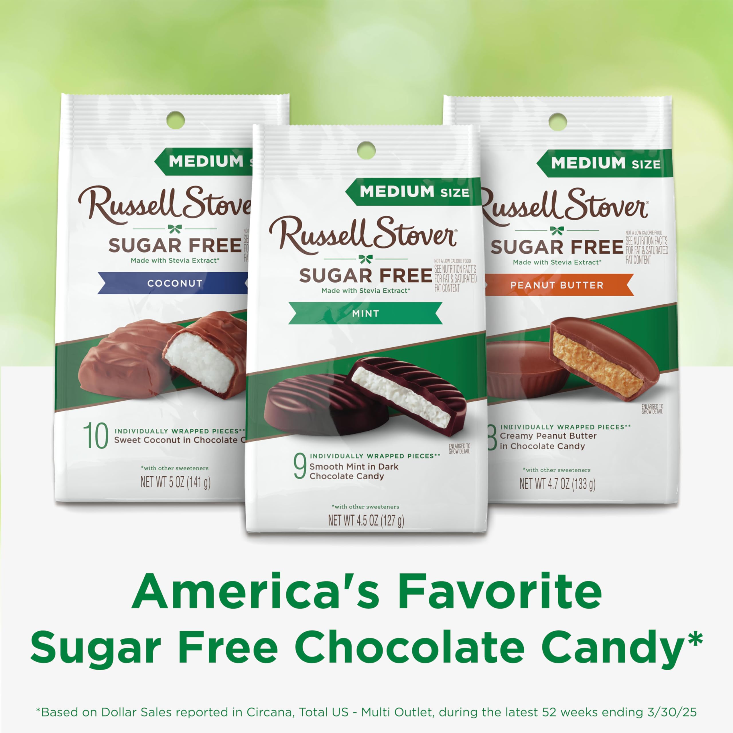 Russell Stover mint patties on-the-go ready-for-snack