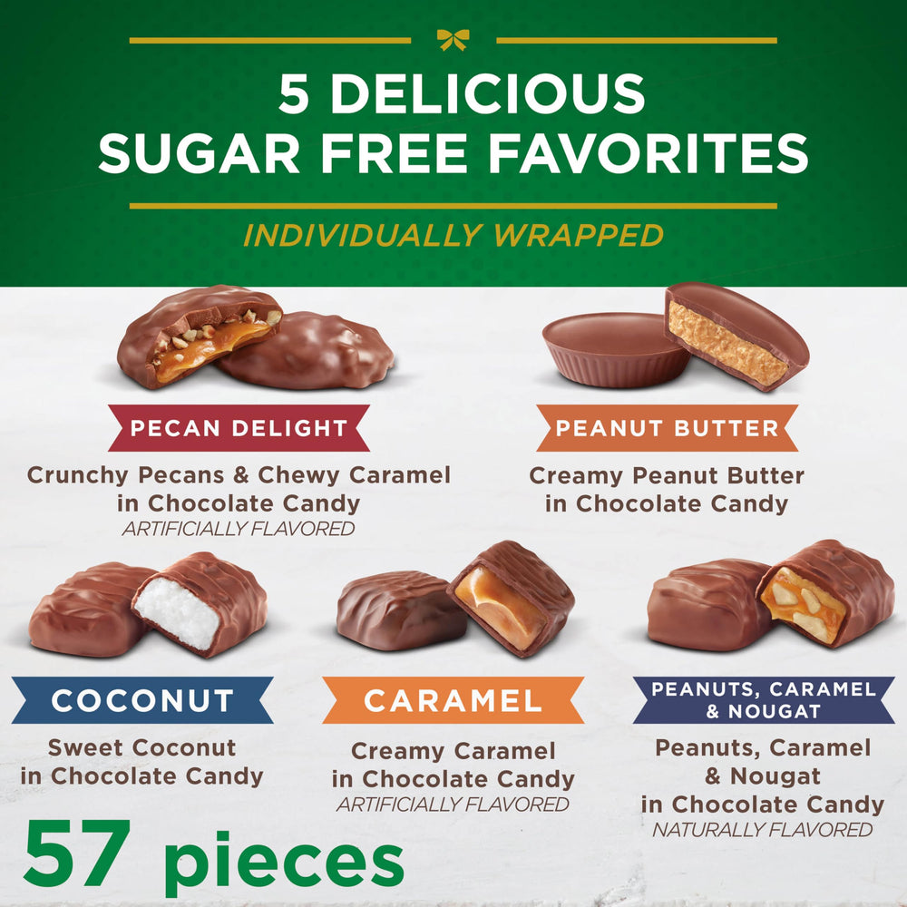 RUSSELL STOVER pecan delight chocolate with crunchy pecans, sugar-free treat