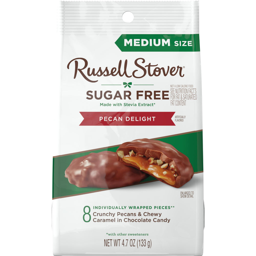 Russell Stover Sugar Free Pecan Delights heritage chocolate crafting since 1923