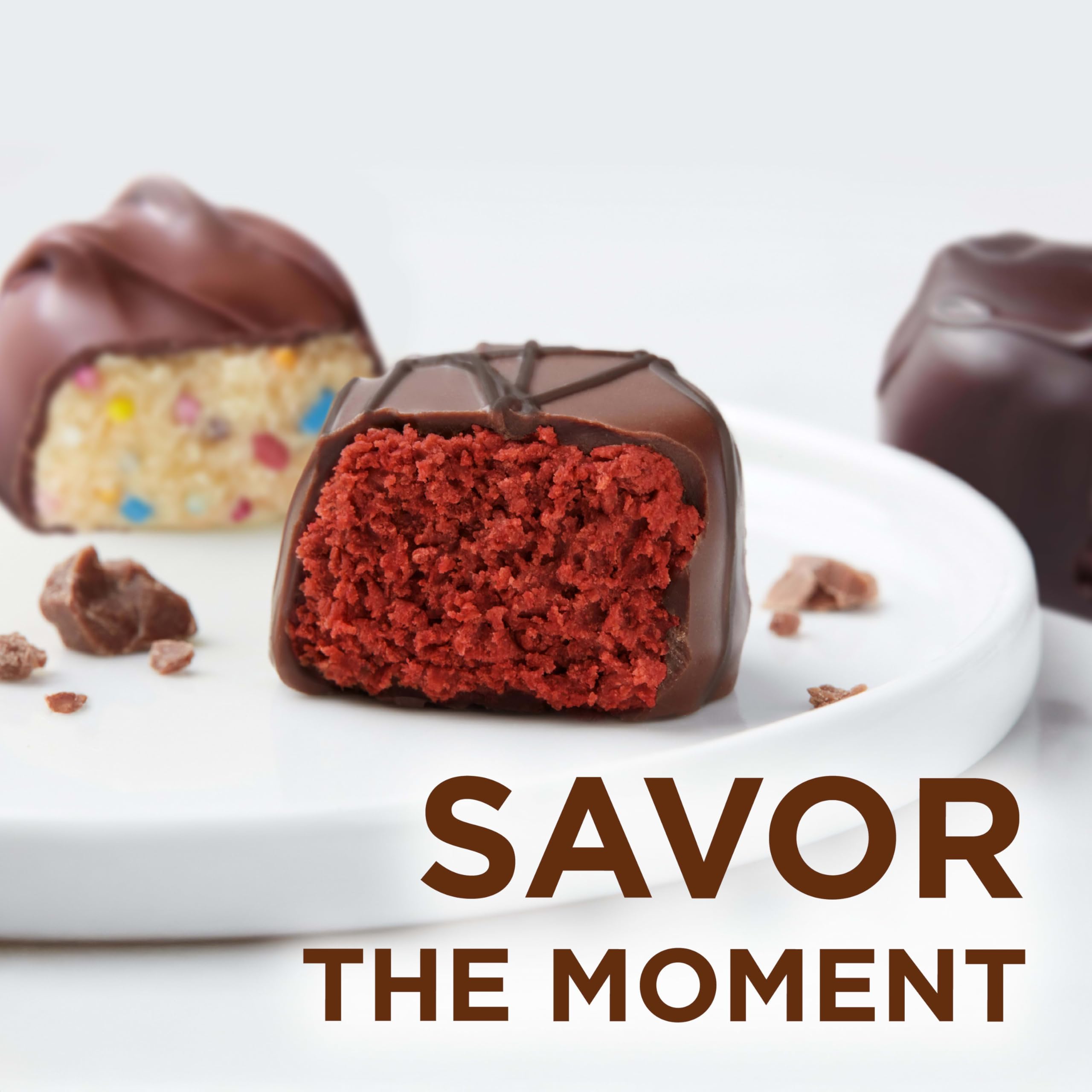 RUSSELL STOVER Truffles on Plate assortment, perfect for dessert trays