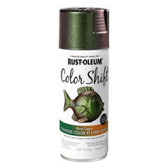 Rust-Oleum Color Shift can shows dual-tone green copper finish on metal, ideal for upgrades