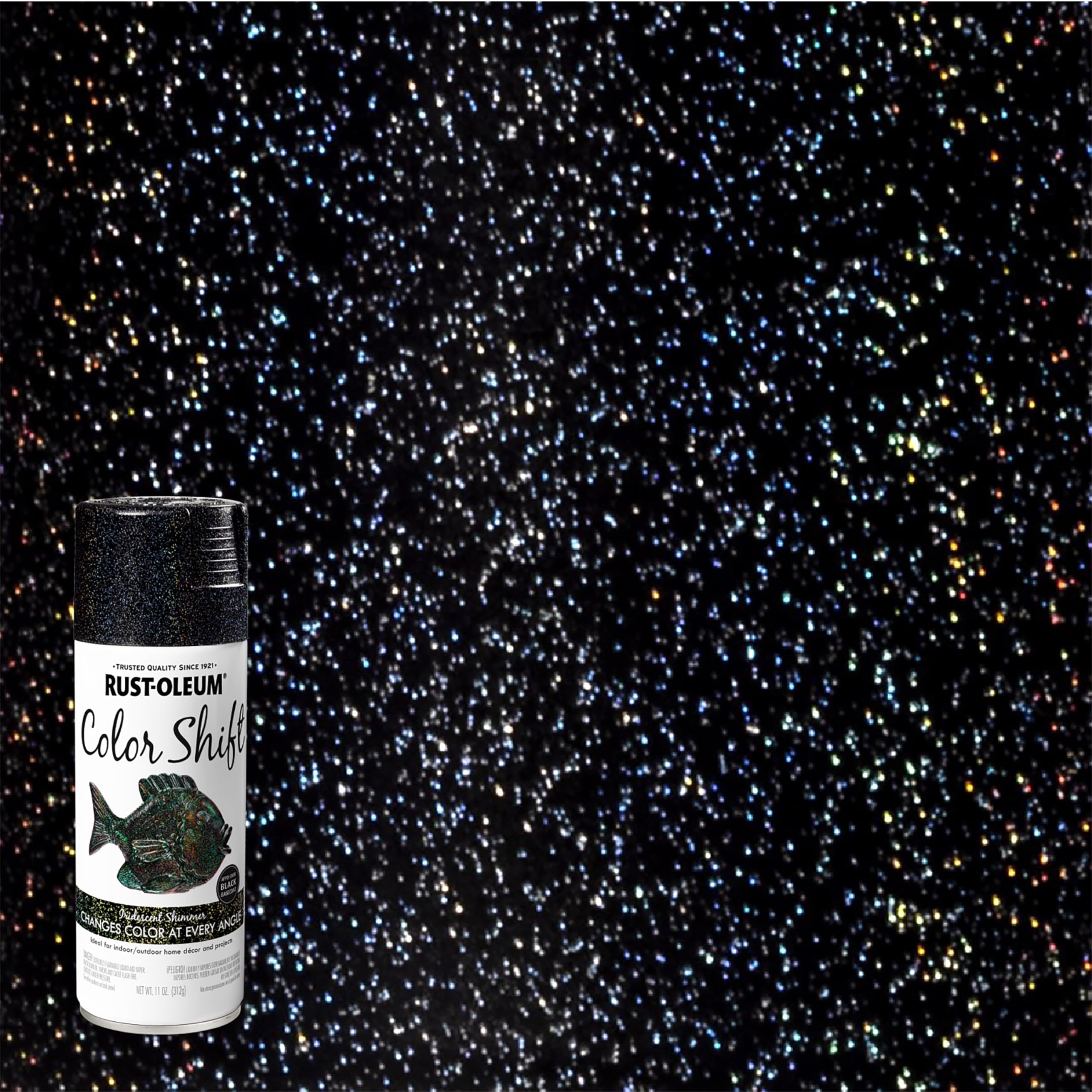 Rust-Oleum Color Shift on metal creates eye-catching color change effects.