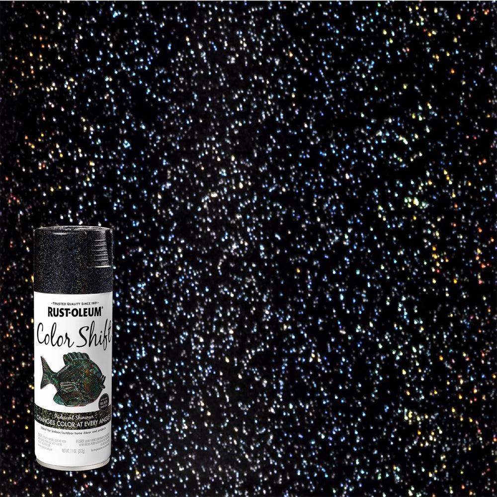 Rust-Oleum Color Shift on metal creates eye-catching color change effects.