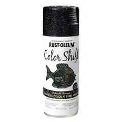 Rust-Oleum Color Shift spray can with iridescent finish for versatile projects.