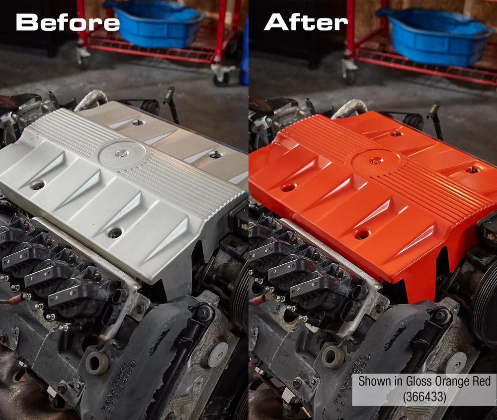Drying to a durable, gloss black dried finish on metal surfaces.
