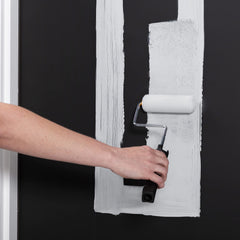 Six pre-mixed color options refresh outdated doors with modern curb appeal.