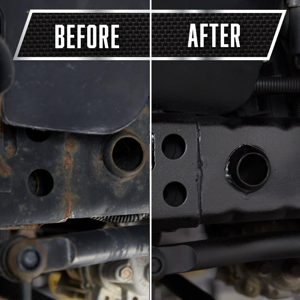 Drying to touch in 30 minutes after Rust-Oleum undercoating spray.