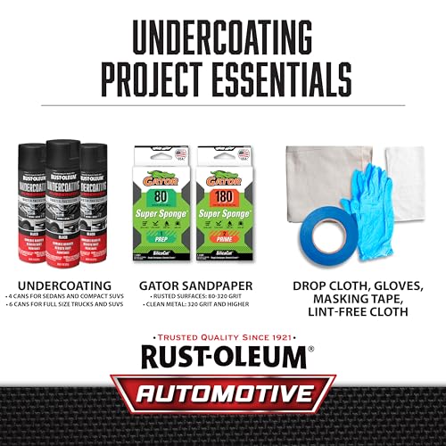 Protection against water and salt with Rust-Oleum rubberized coating.