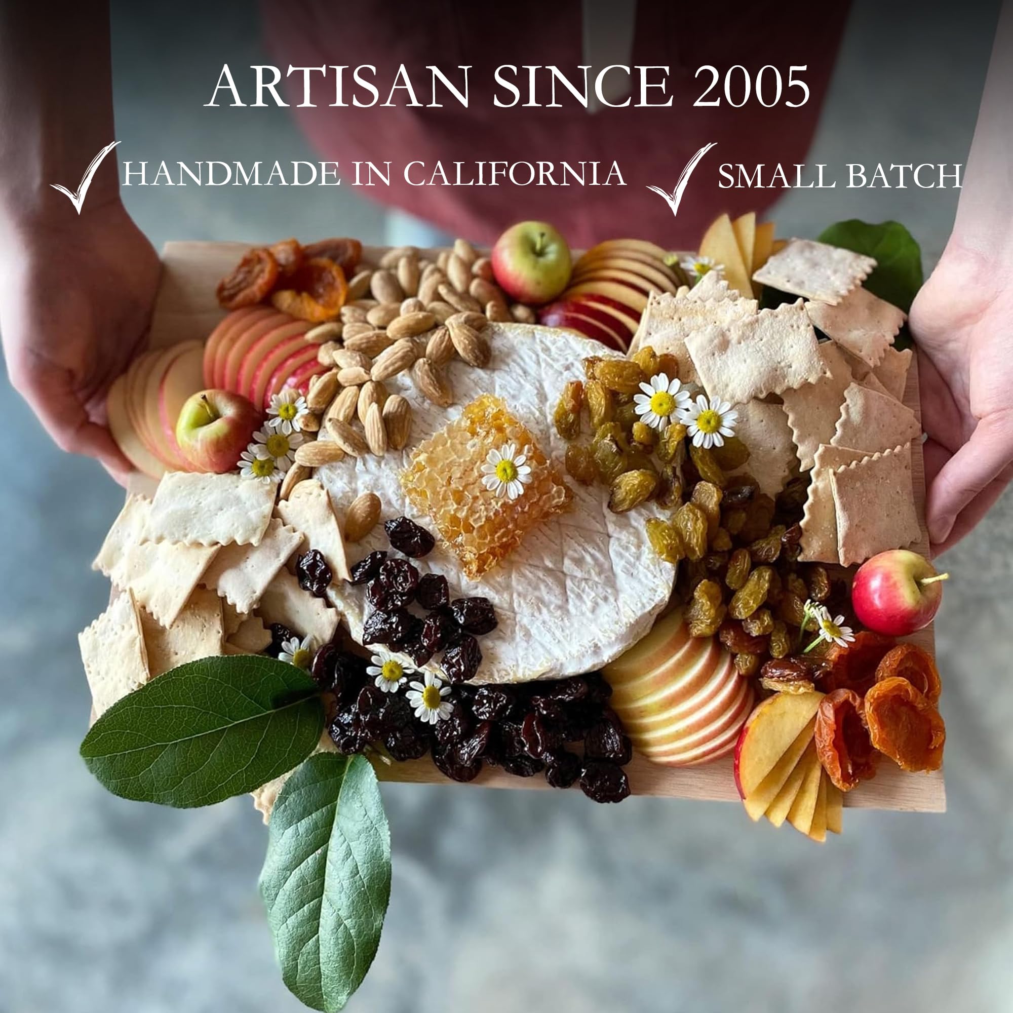 Rustic Bakery handmade flatbread being baked artisanal quality from Sonoma County