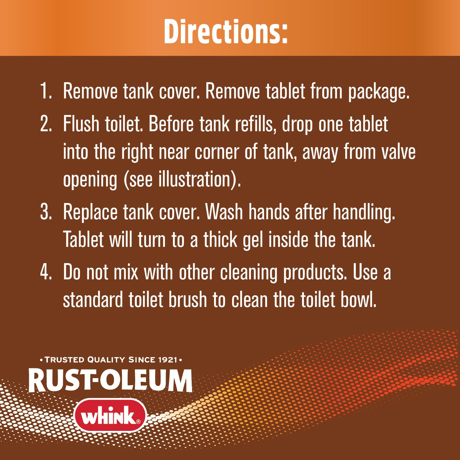 White toilet usage with RustGuard for rust removal in white bowls.