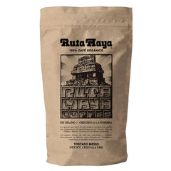 Ruta Maya Organic Coffee Medium Roast two point two pound pack with balanced body and aroma