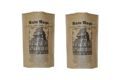 Ruta Maya two-pack bulk coffee on counter, ideal for home or office use.