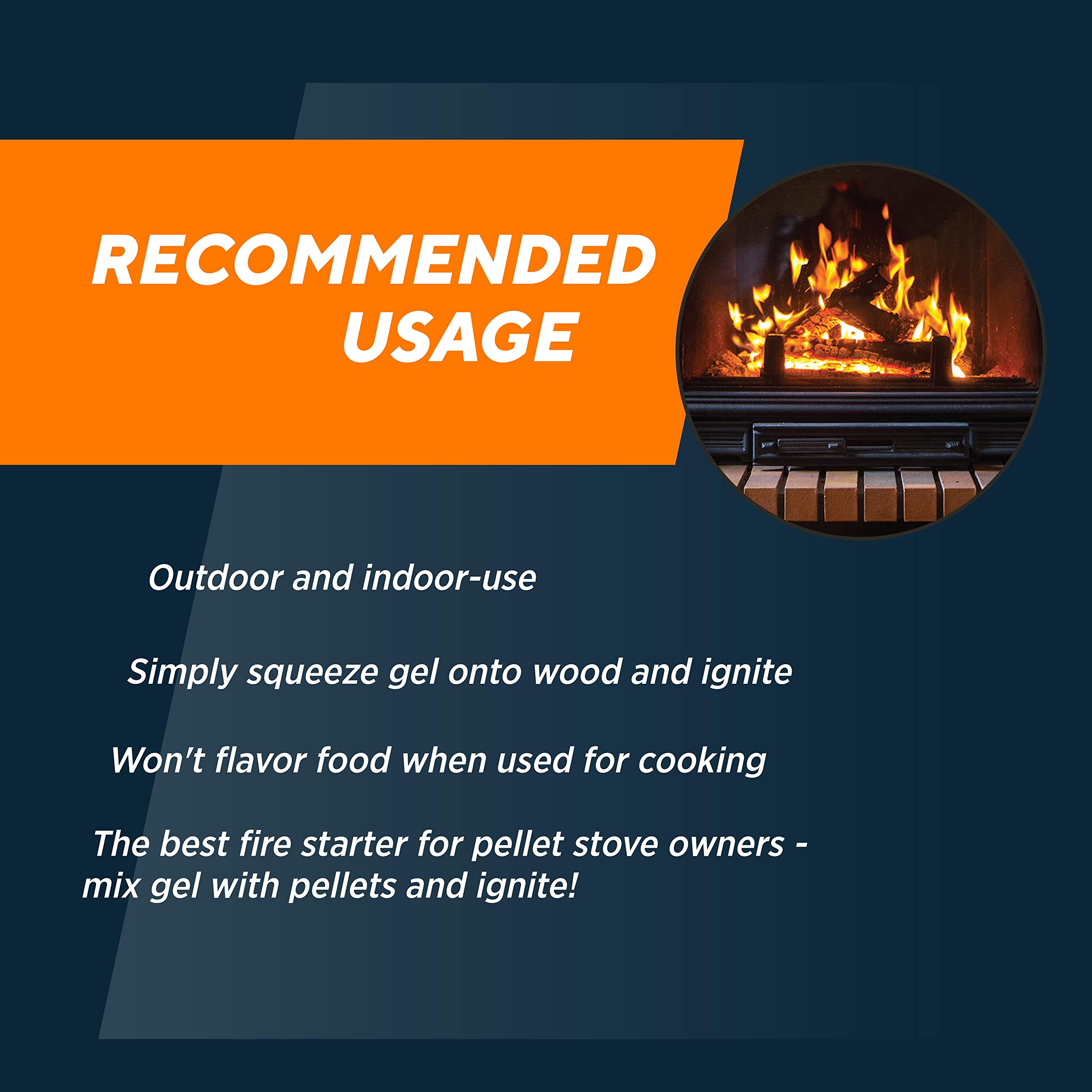 Rutland One Match Gel Fire Starter delivers fast, reliable lighting for grills and barbecues.