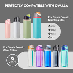Ruzkq Owala 24oz lid with leak-proof seal keeps bags clean during travel