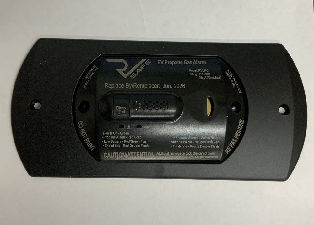 LED indicator with alarm pattern for quick status.