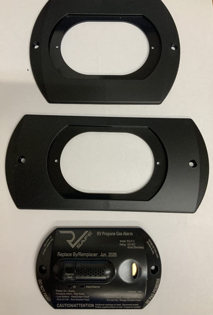 RV Safe RVLP-2B mounted in RV kitchen area.