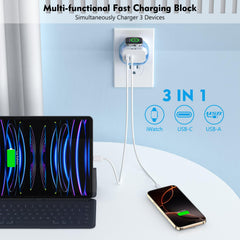 Rvelon magnetic watch dock centered for stable charging.