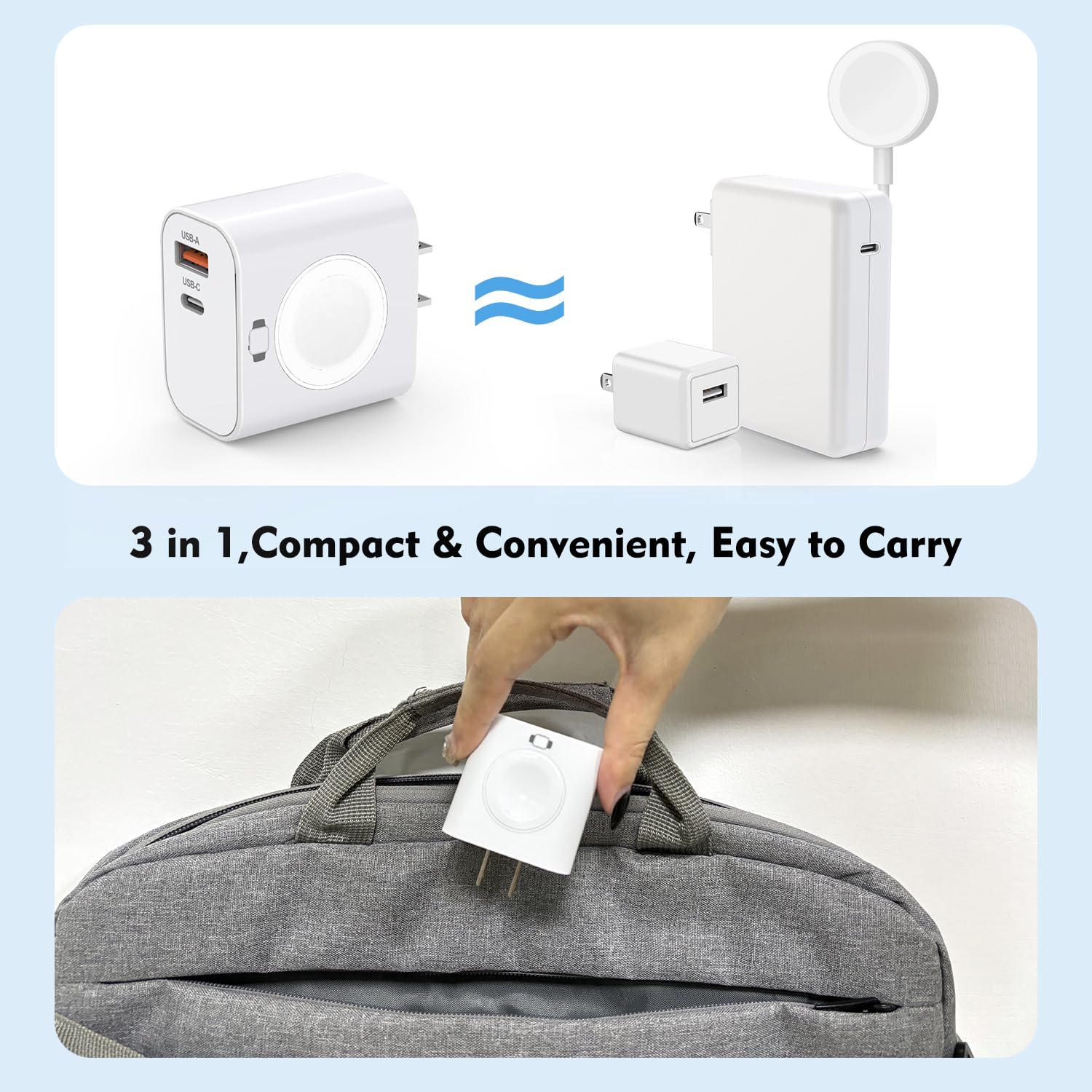 Rvelon two-pack charging blocks for home or office use.