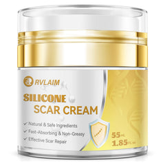 Rvlaim scar cream silicone gel packaging for at-home scar care and easy application.