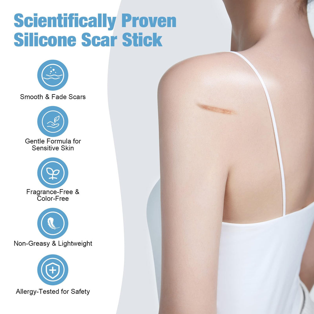 Body-use visual highlights versatility on scars and stretch marks
