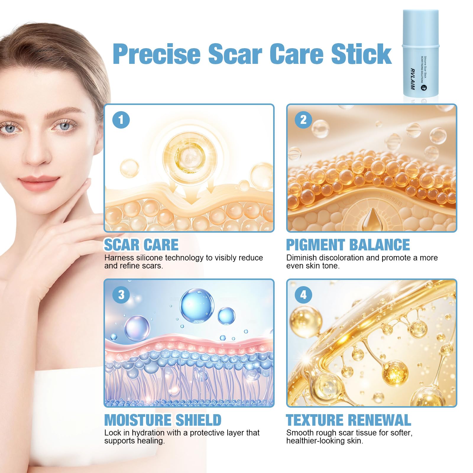 Centella extract visible in product; soothing support for damaged skin