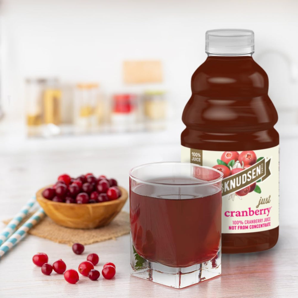 R.W. Knudsen Non-GMO cranberry juice for daily hydration.