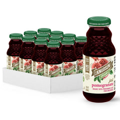 R.W. Knudsen Organic Pomegranate Juice bottle shows 100% juice for daily use.
