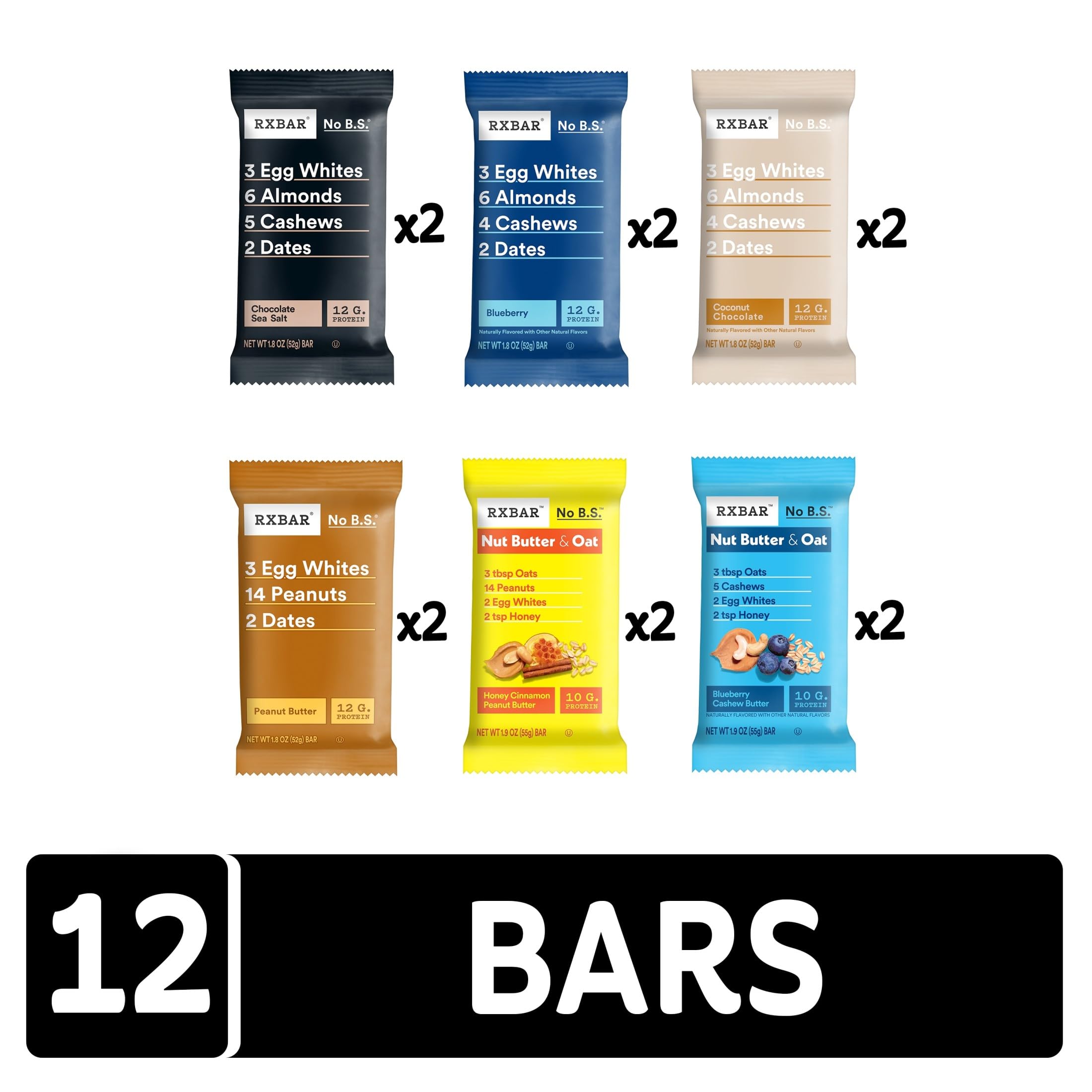 RXBAR Blueberry bar emphasizing fruity flavor and texture.