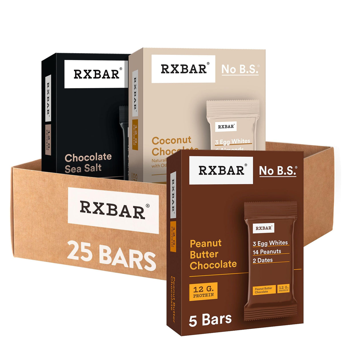 RXBAR Chocolate Sea Salt bar ready for a protein-packed snack on the go.