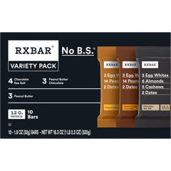RXBAR Chocolate Sea Salt bar features crunchy nuts and balanced sweetness