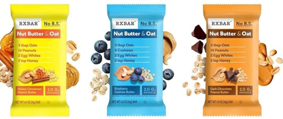 RXBAR Dark Chocolate Peanut Butter bar a rich, quick protein bite