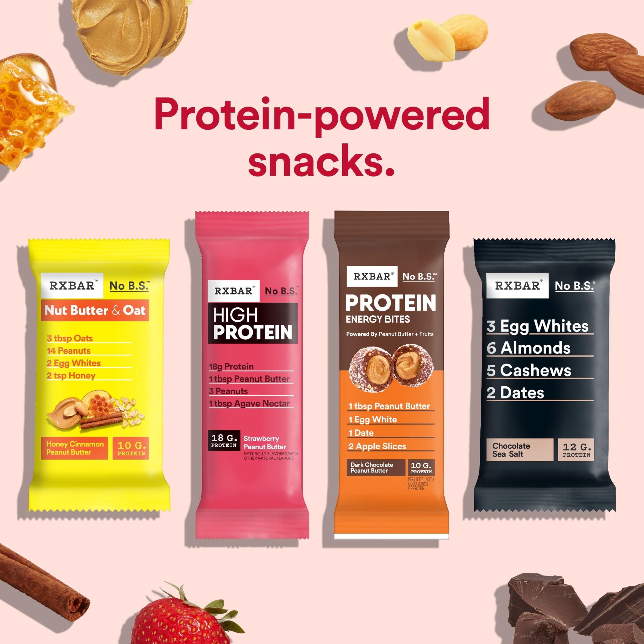 RXBAR energy bites on-the-go lifestyle cue for pre or post workout.