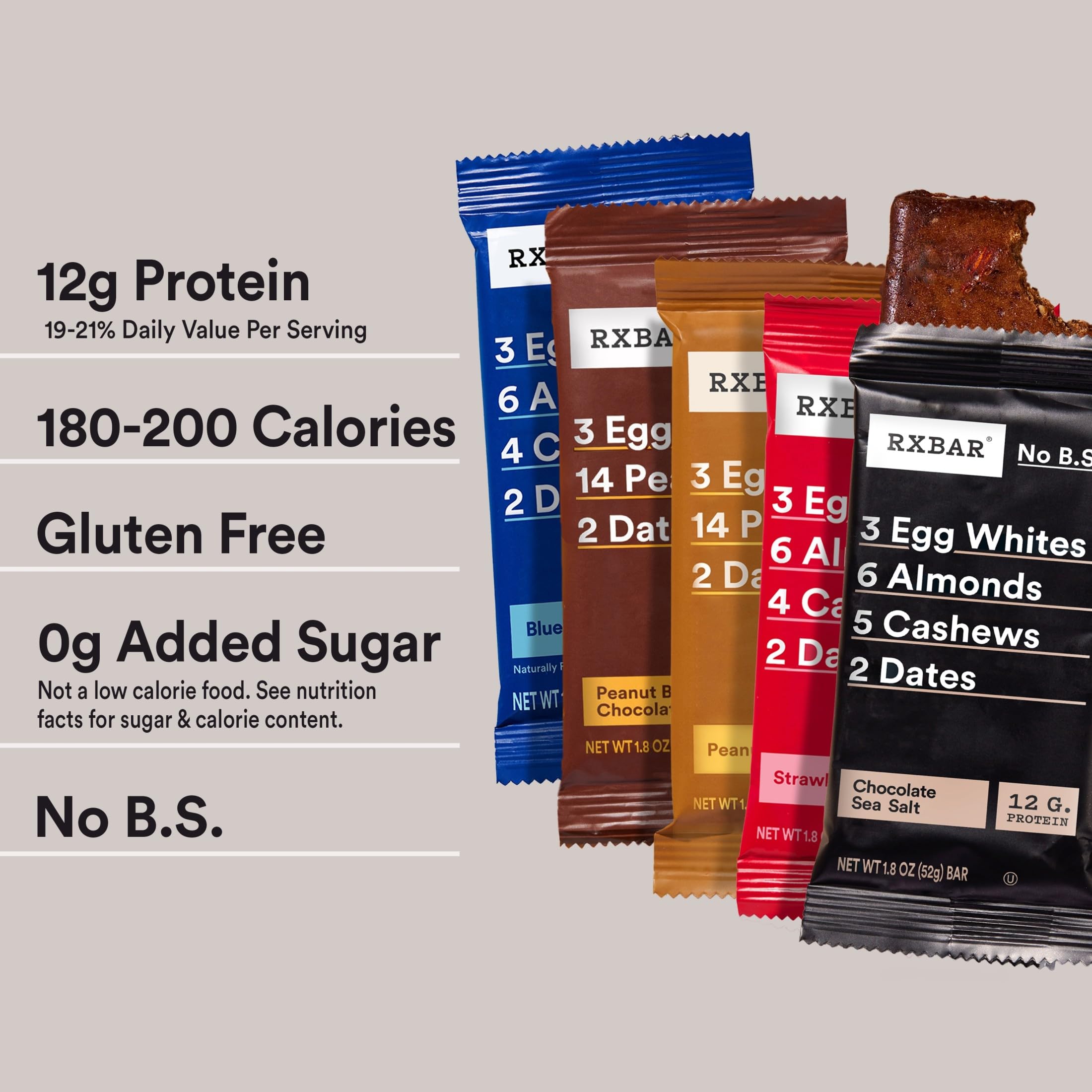 RXBAR Gluten-free protein snack useful for busy mornings.