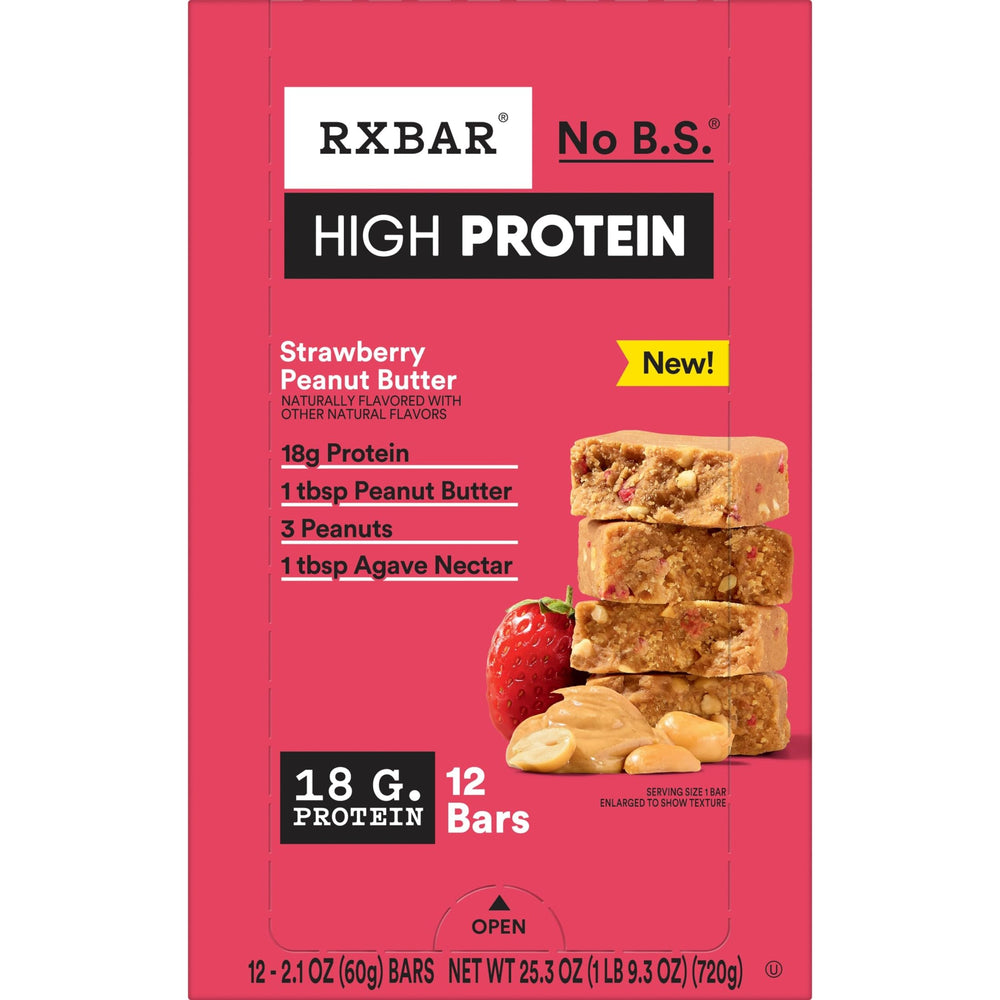 RXBAR High Protein bar gym bag ready pre or post workout.