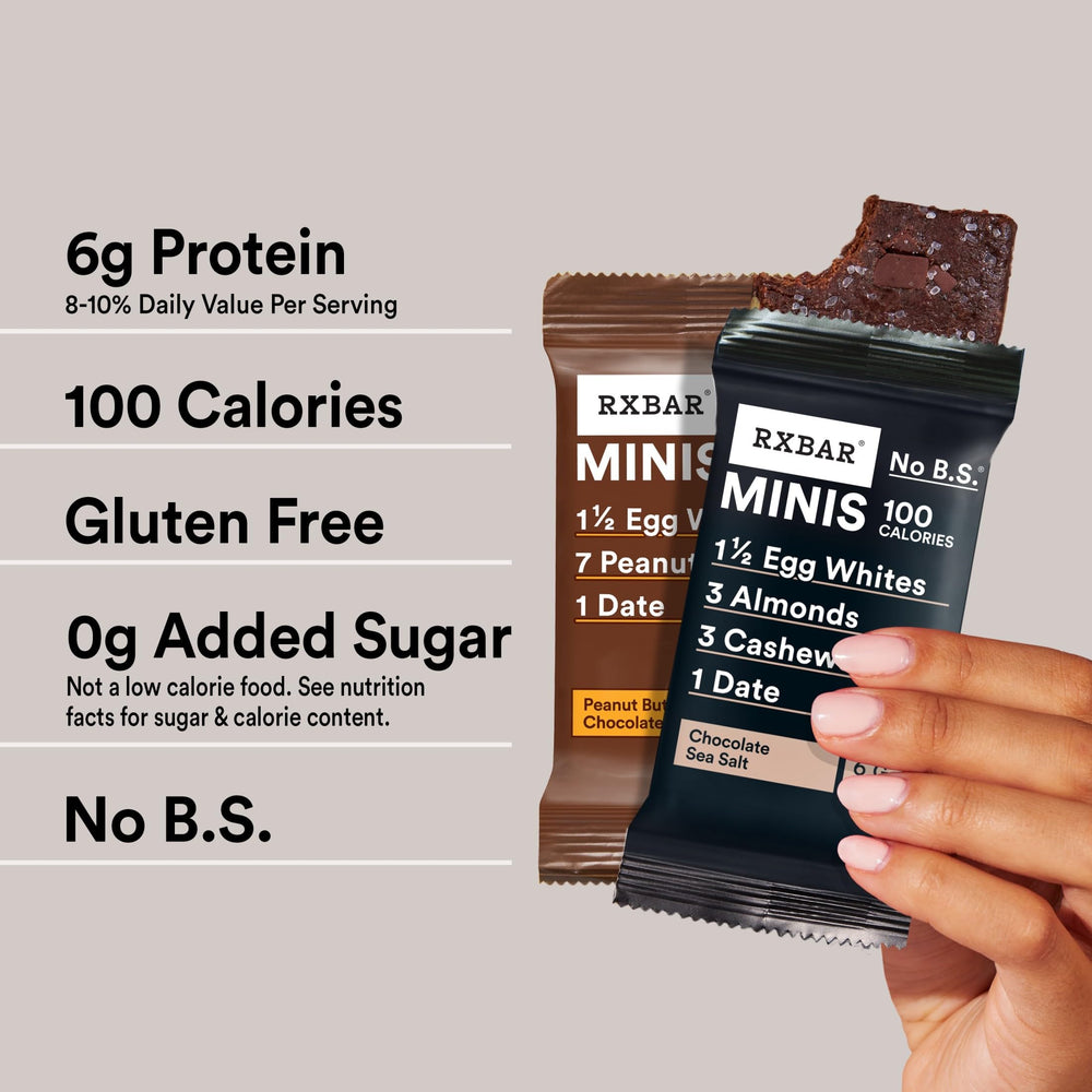 RXBAR Minis gym bag snack for post-workout refuel.
