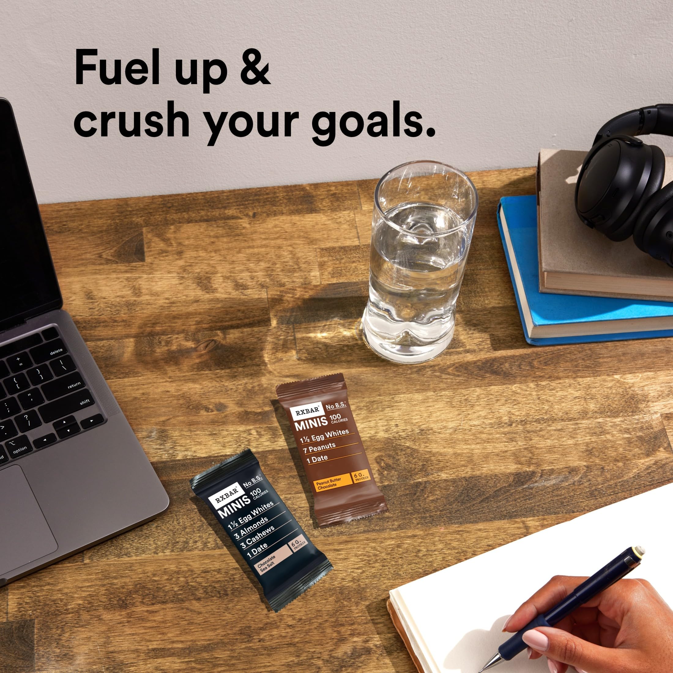 RXBAR Minis pocket-friendly bars ideal for travel or pocket.