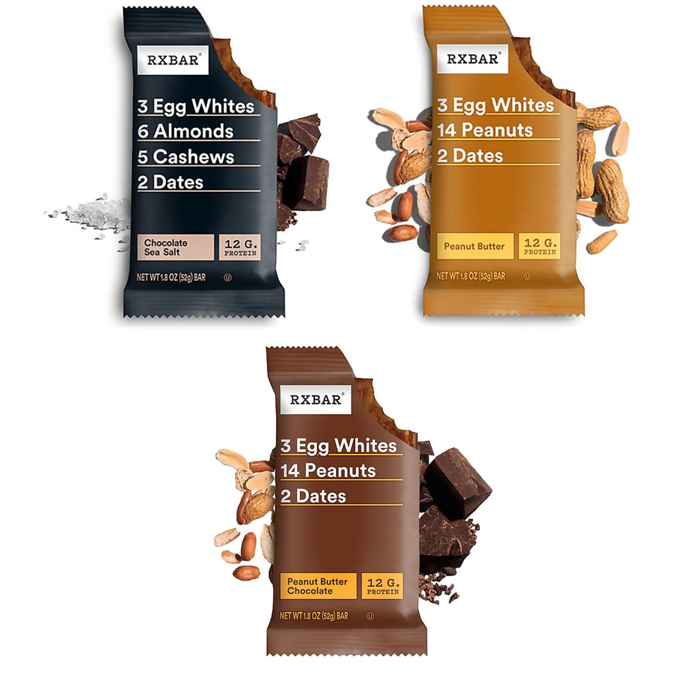 RXBAR Peanut Butter Chocolate bar with rich texture and flavor