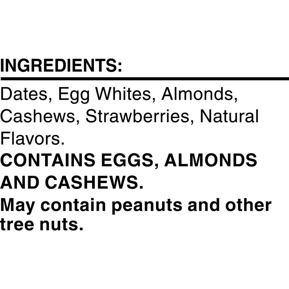 RXBAR Strawberry bar offers gluten-free protein for a quick bite.