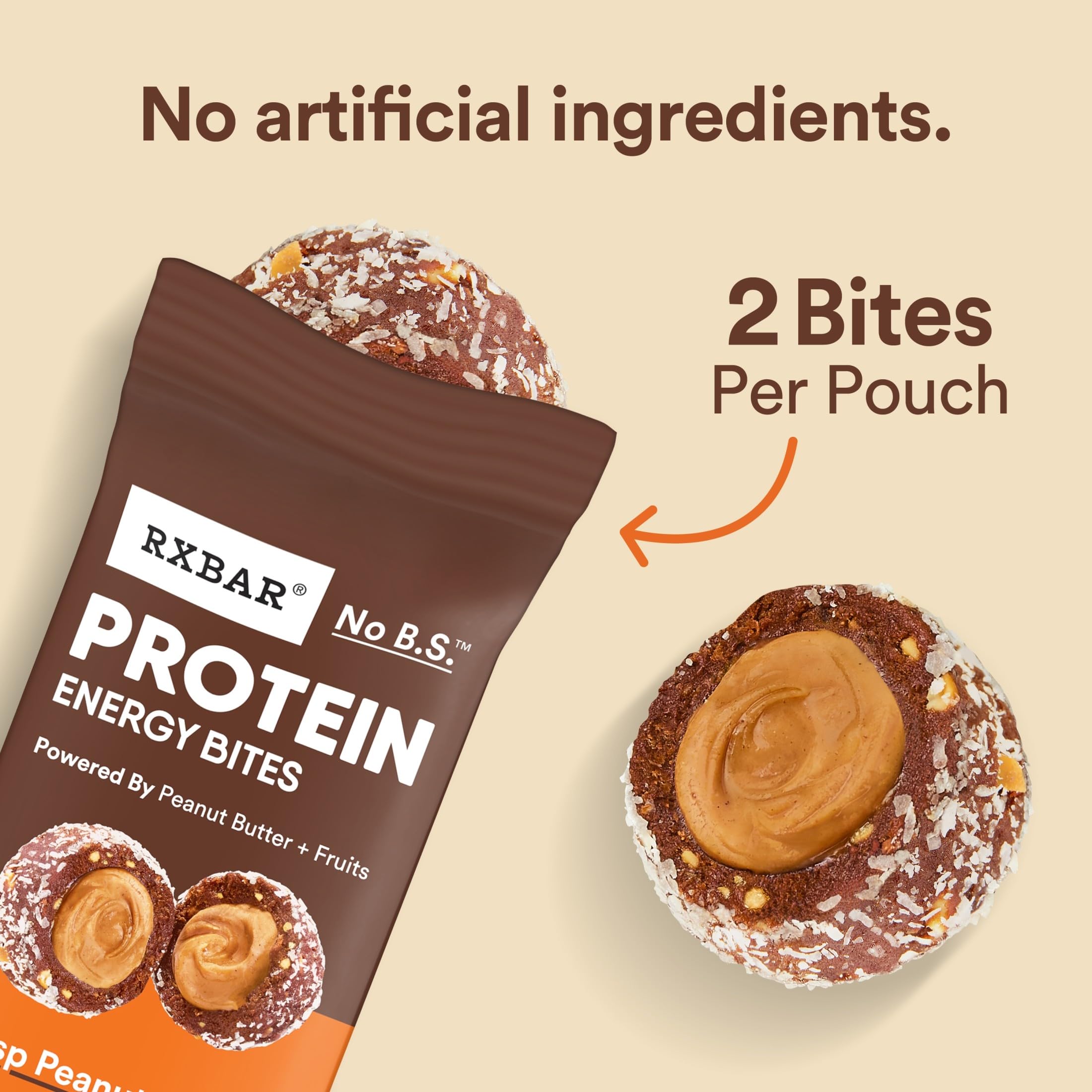 RXBAR packaging showing two boxes with energy bites.