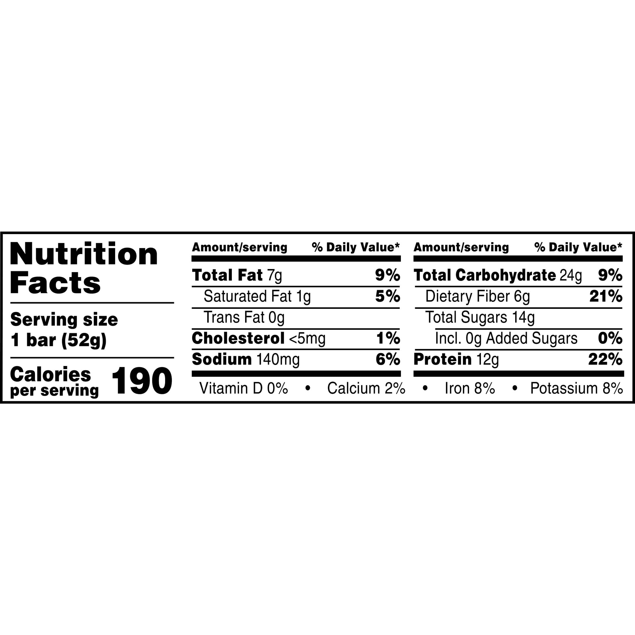 RXBAR Vanilla Almond bar blends light flavor and fiber-rich protein
