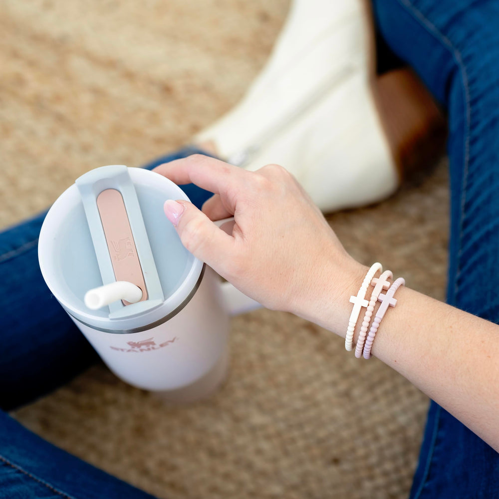 Ryan & Rose Jesus Bracelets soft silicone texture for easy cleaning