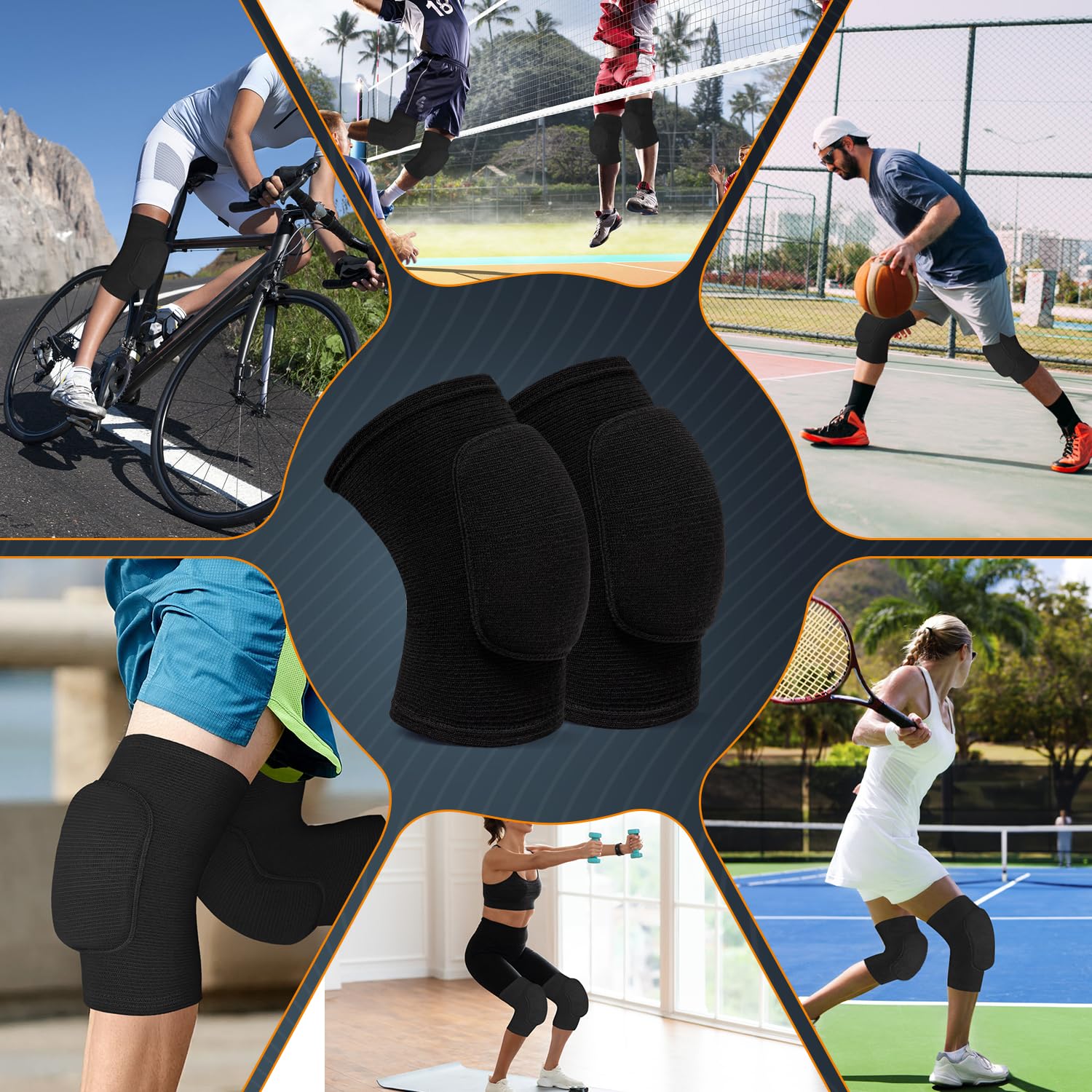 RYBTB knee pads on youth player during practice for growing knees protection.