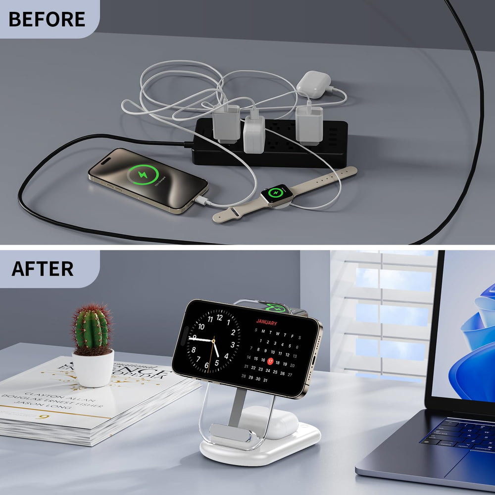 RYND compact foldable charger ideal for home, office, or travel.